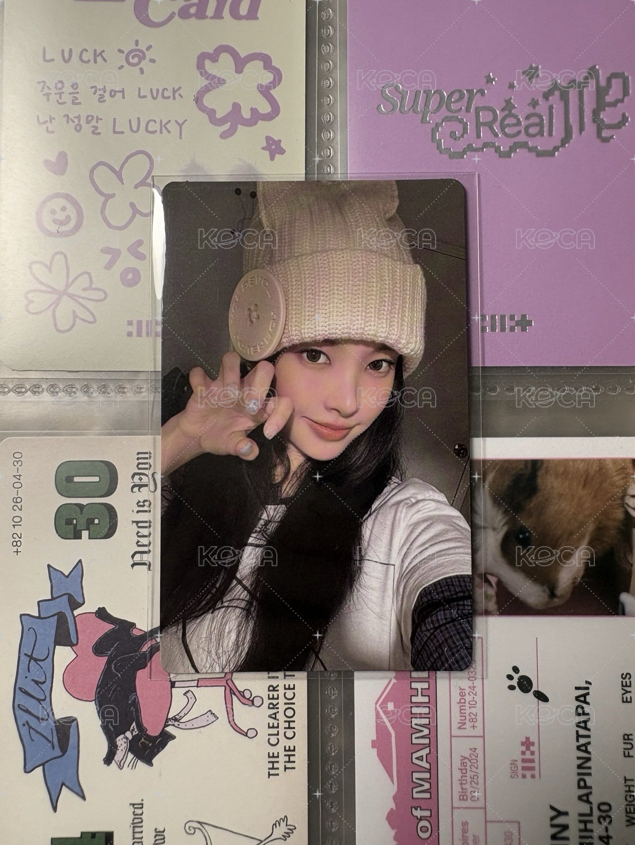 Yunah mini4 單封小卡