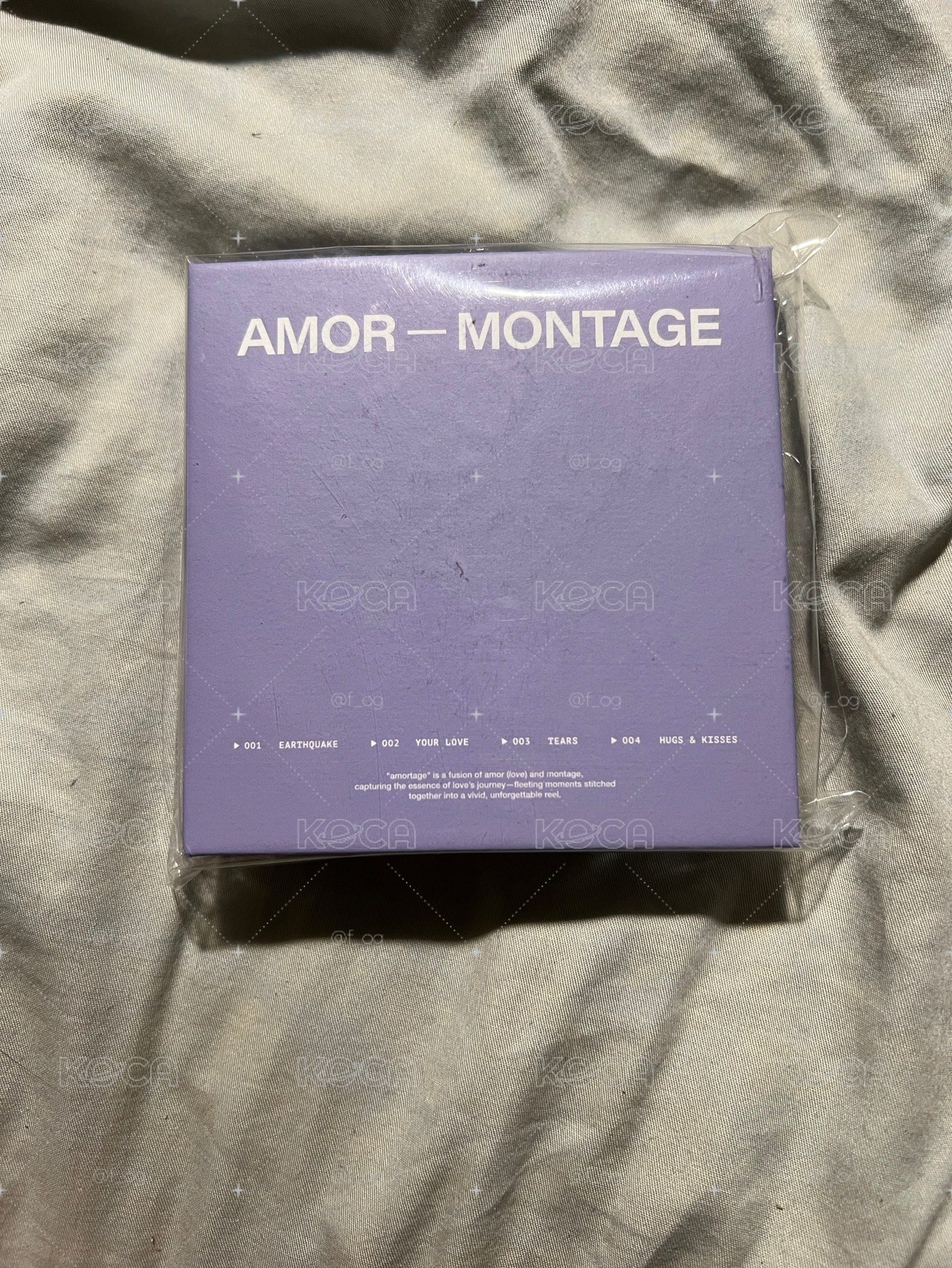 Jisoo AMORTAGE卡冊 全新未拆