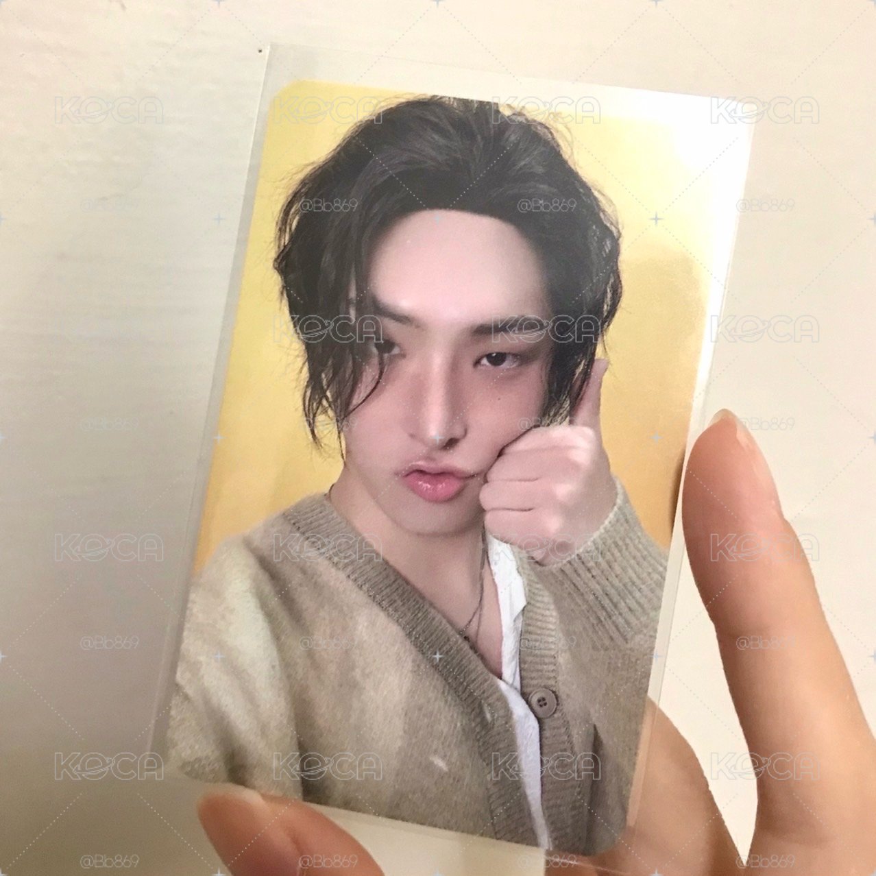 ATEEZ場周杯套小卡 琦琦杯套卡
