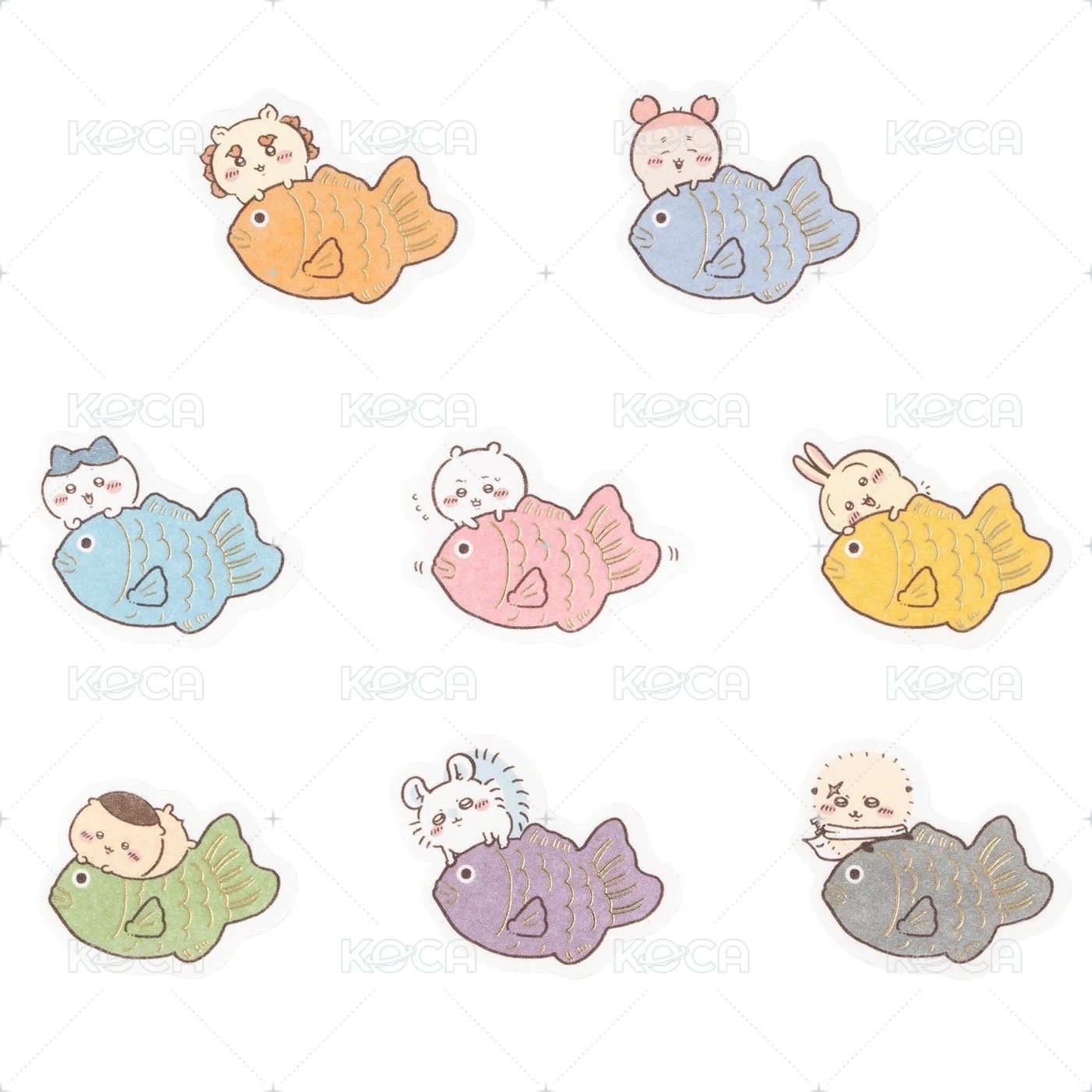 鯛魚貼紙包