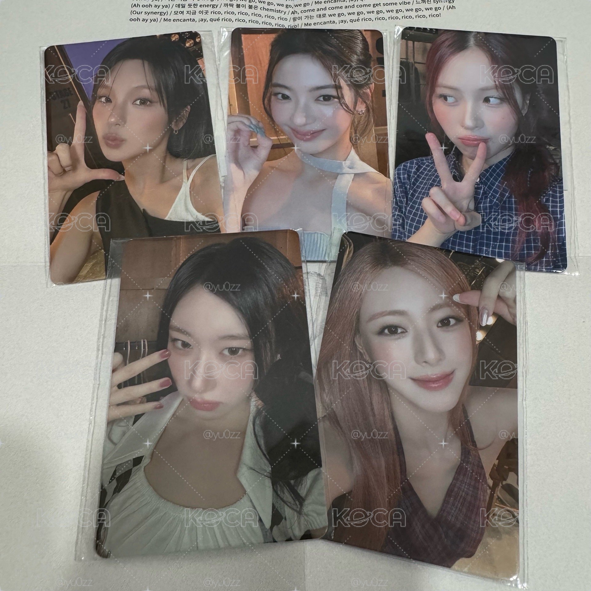 ITZY 特典卡