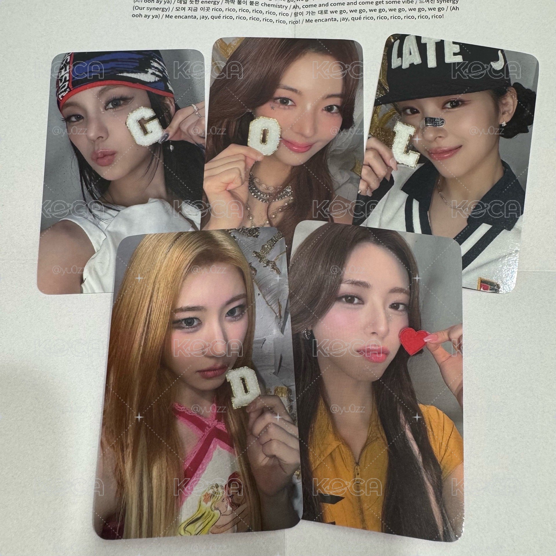 ITZY 特典卡