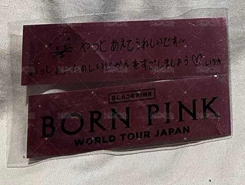 Born Pink Lisa手寫字彩帶（看細節可私訊我）