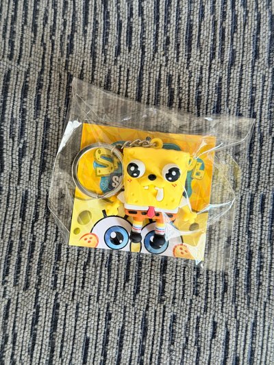 海綿寶寶x變種吉娃娃 鑰匙圈