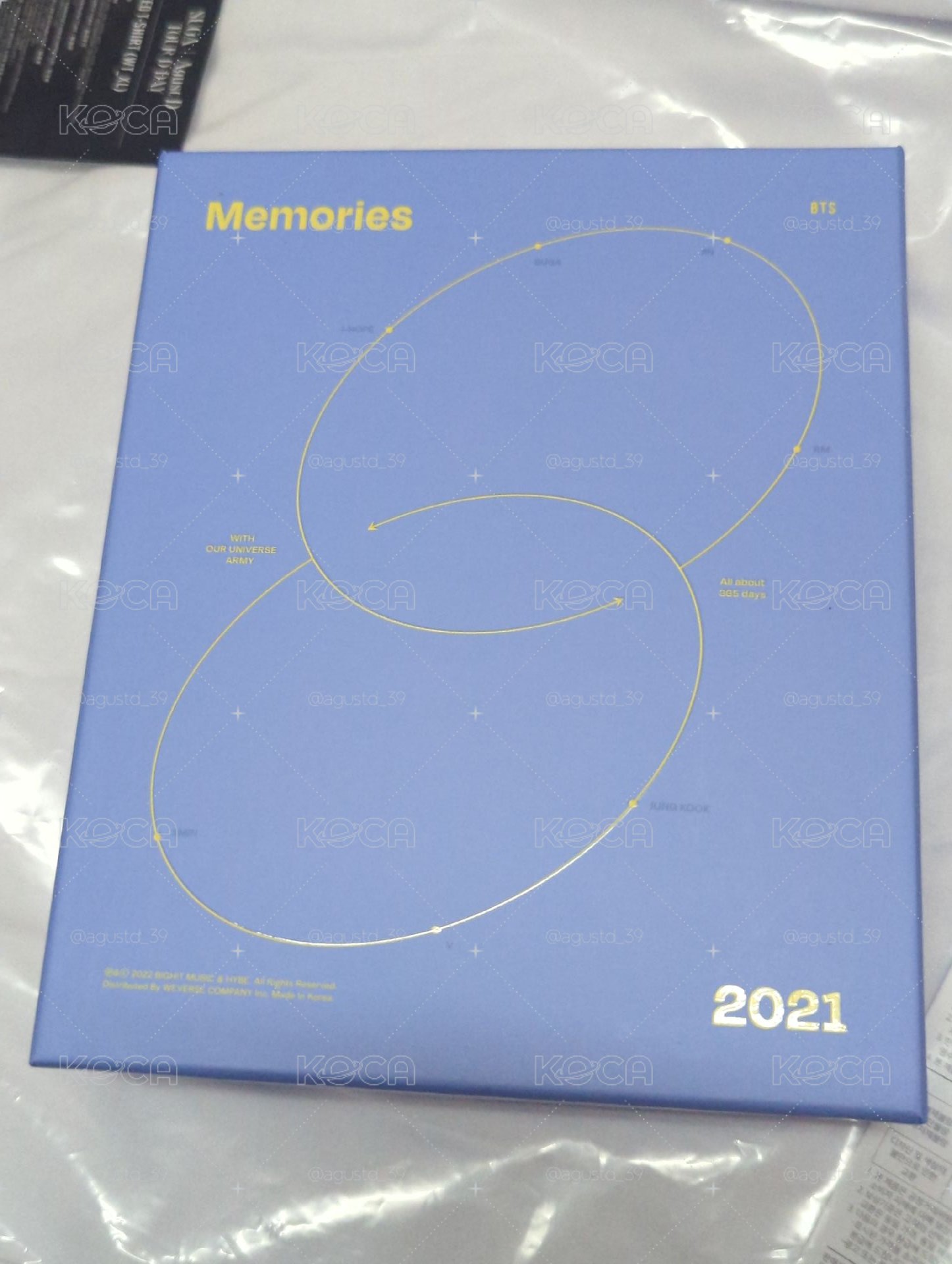 2021回憶錄 BTS 藍光