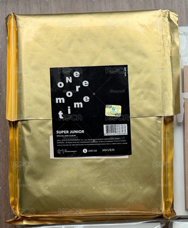 SJ 韓語特別迷你專輯《One More Time》小卡