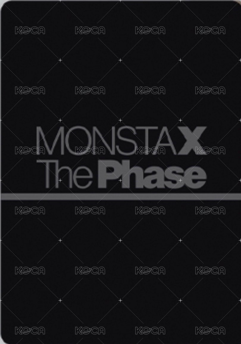 The Phase MX store 特典卡 digipak ver. 背面