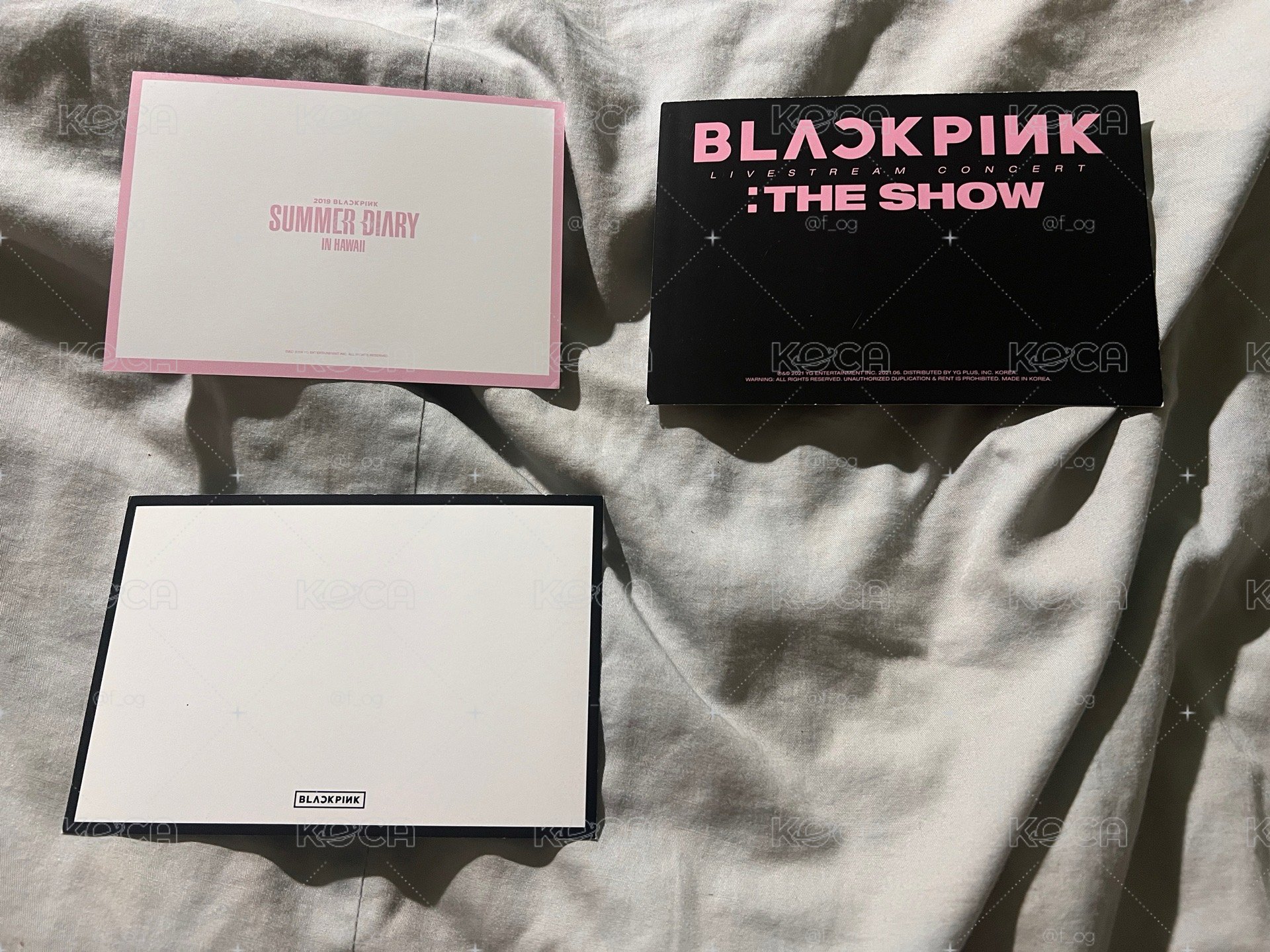 Blackpink Lisa明信片 The Show 2019夏日日記 出道明信片