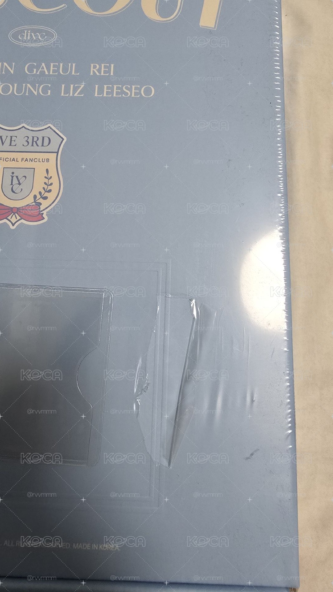(請閱讀商品說明再下單)IVE 三期 會員禮