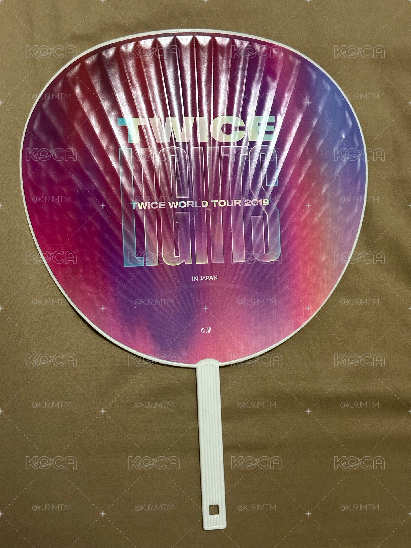 TWICE TZUYU 2019 3rd World Tour ”TWICELIGHTS” 三巡 扇子