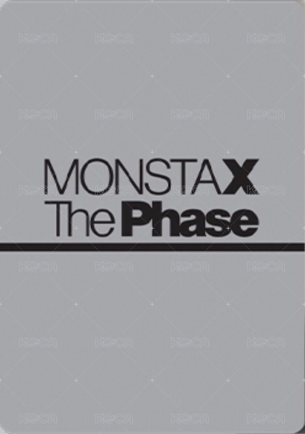 The Phase 歐美特別版 特典卡 phase ver. 背面