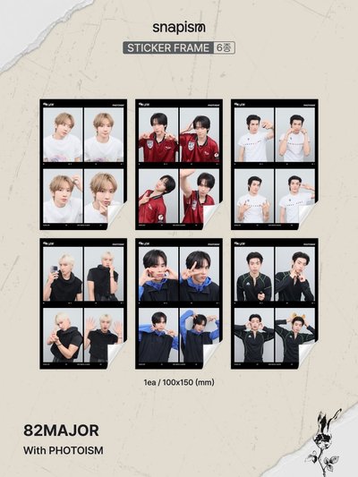 82MAJOR X snapism X photoism 人生四格卡 代印 
