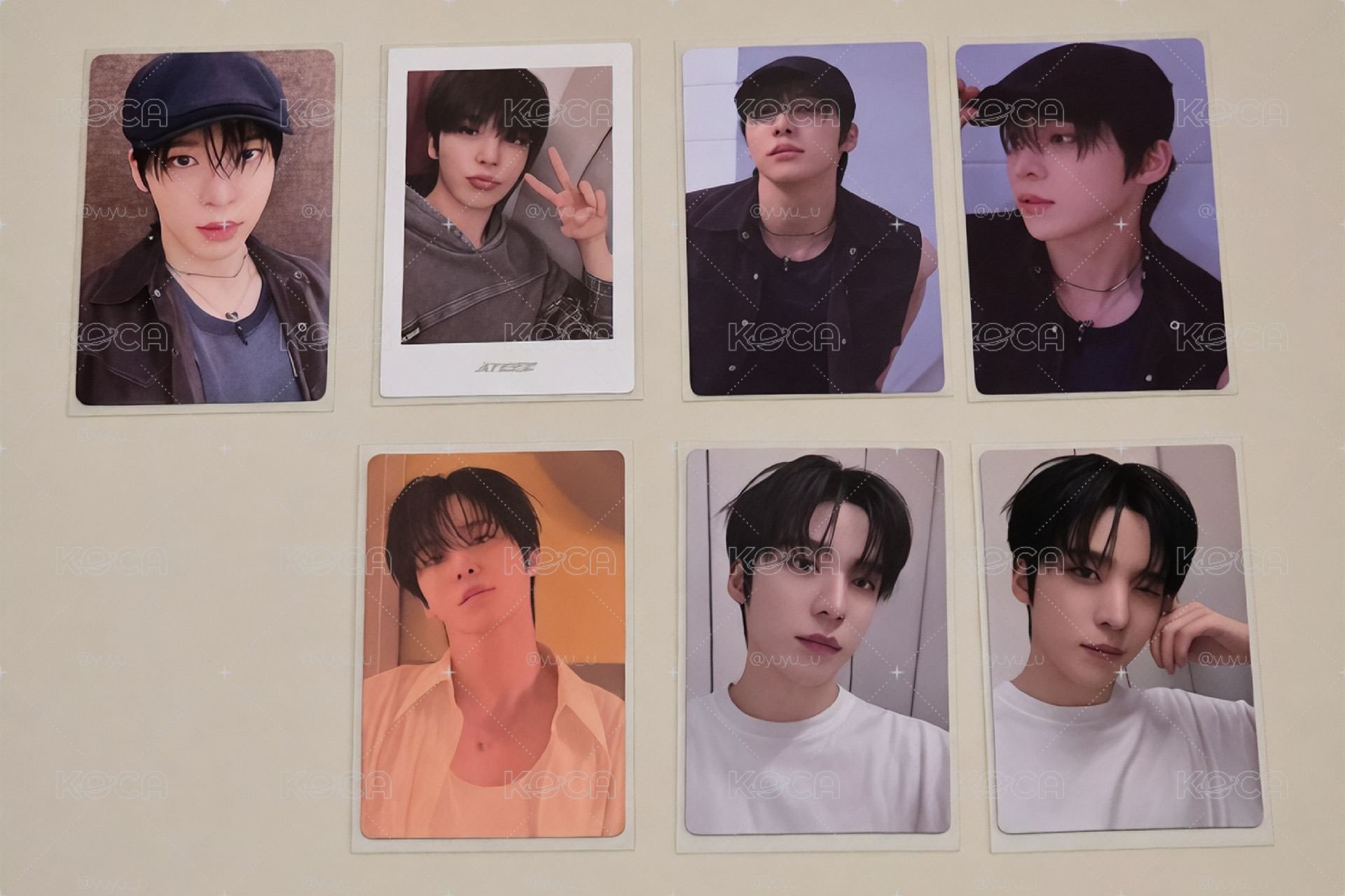 ATEEZ▪︎潤浩 GH3 Linefriend pop-up 卡套卡 專輯卡 7張一組不拆