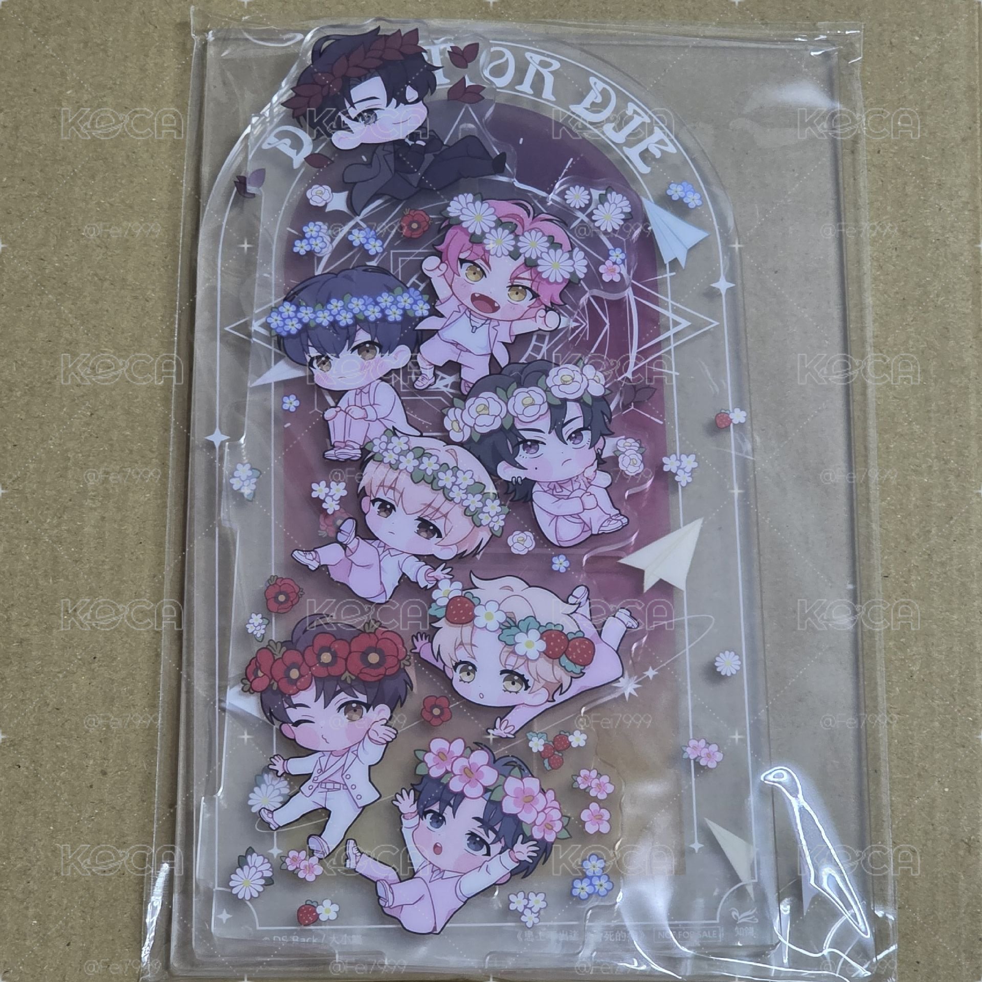 出道死 壓克力書擋
