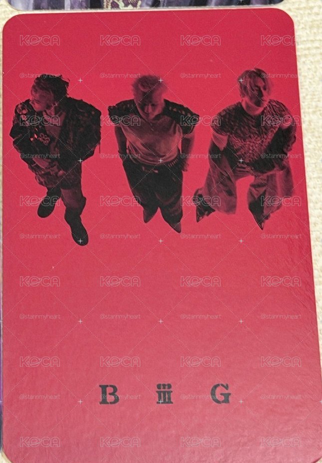 BIGBANG韓國滿額團卡