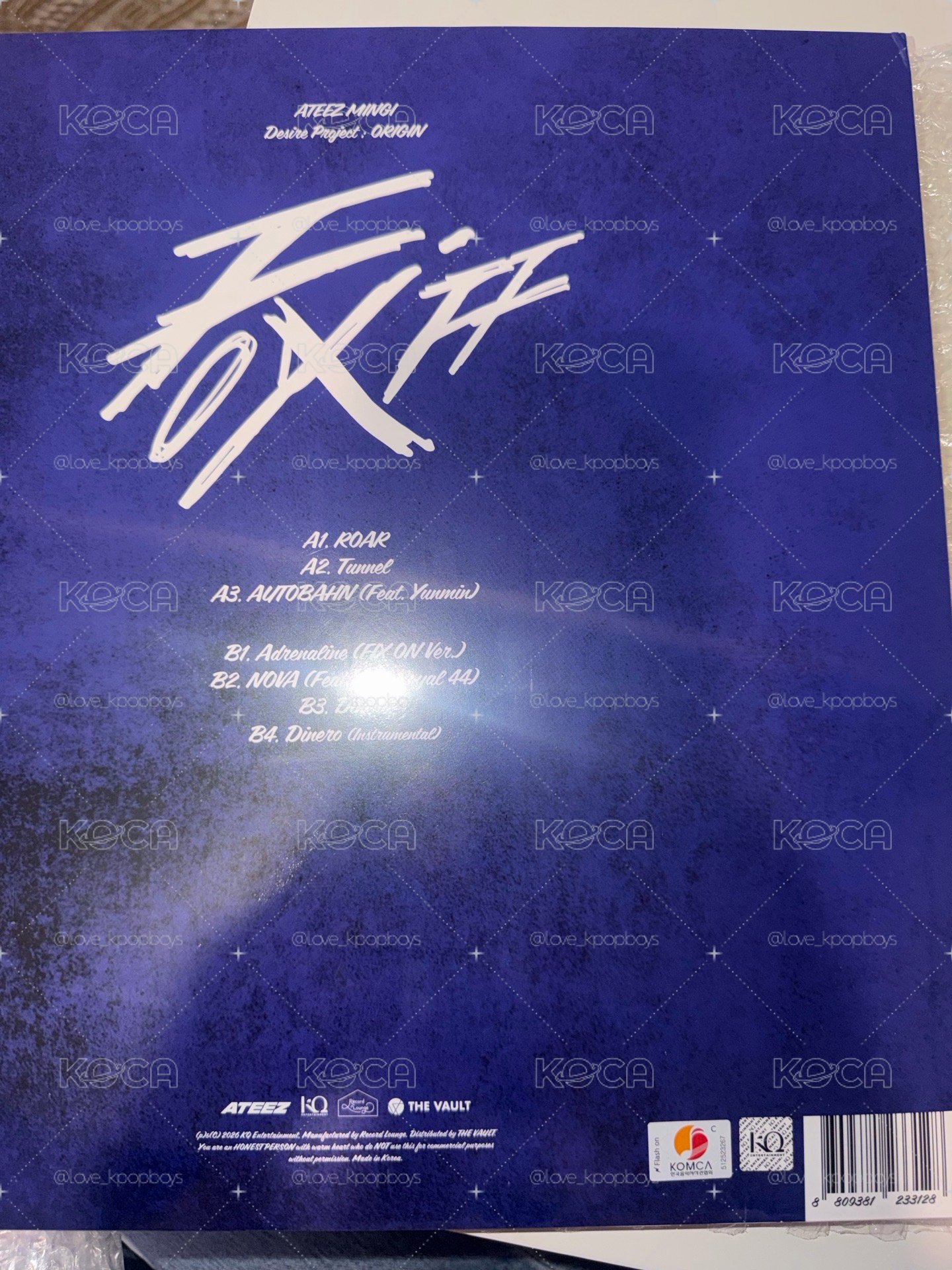 Fixon 黑膠全新未拆盤出