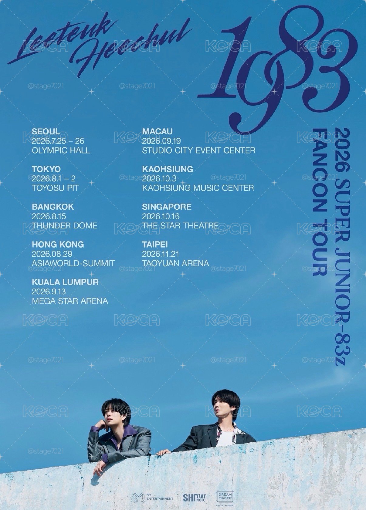 SUPER JUNIOR｜2026 83z FANCON TOUR [1983]（預購 不接急單）