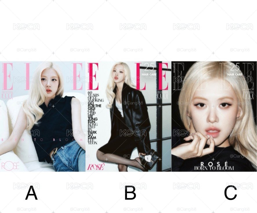 ROSÈ ELLE KOREA 特別版9月封面