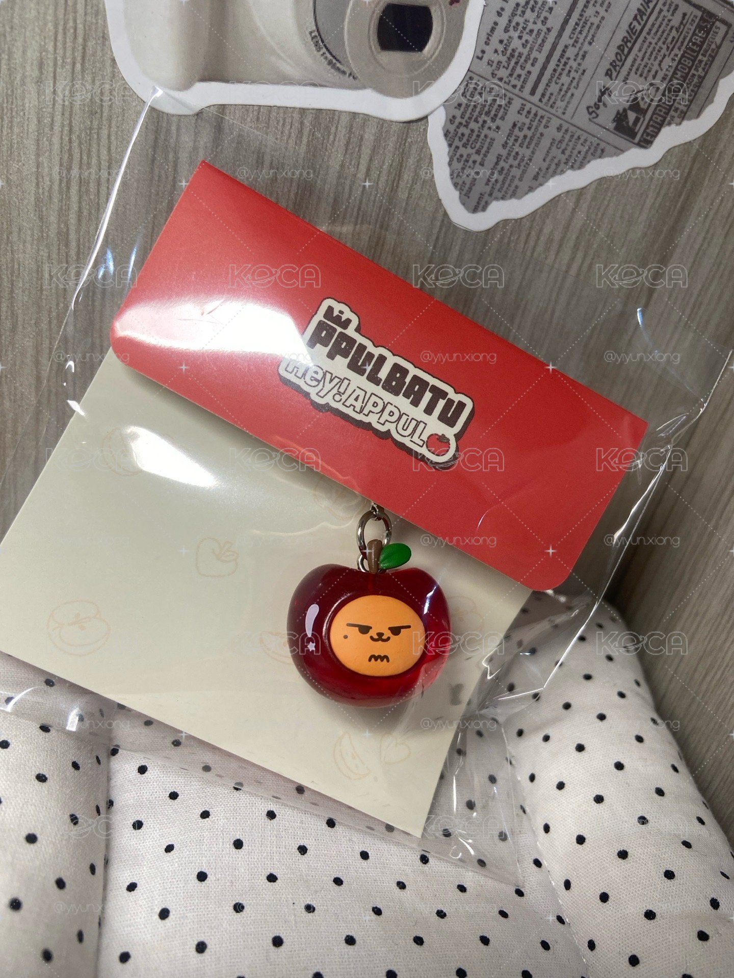 APPUL 鑰匙圈吊飾 黃春