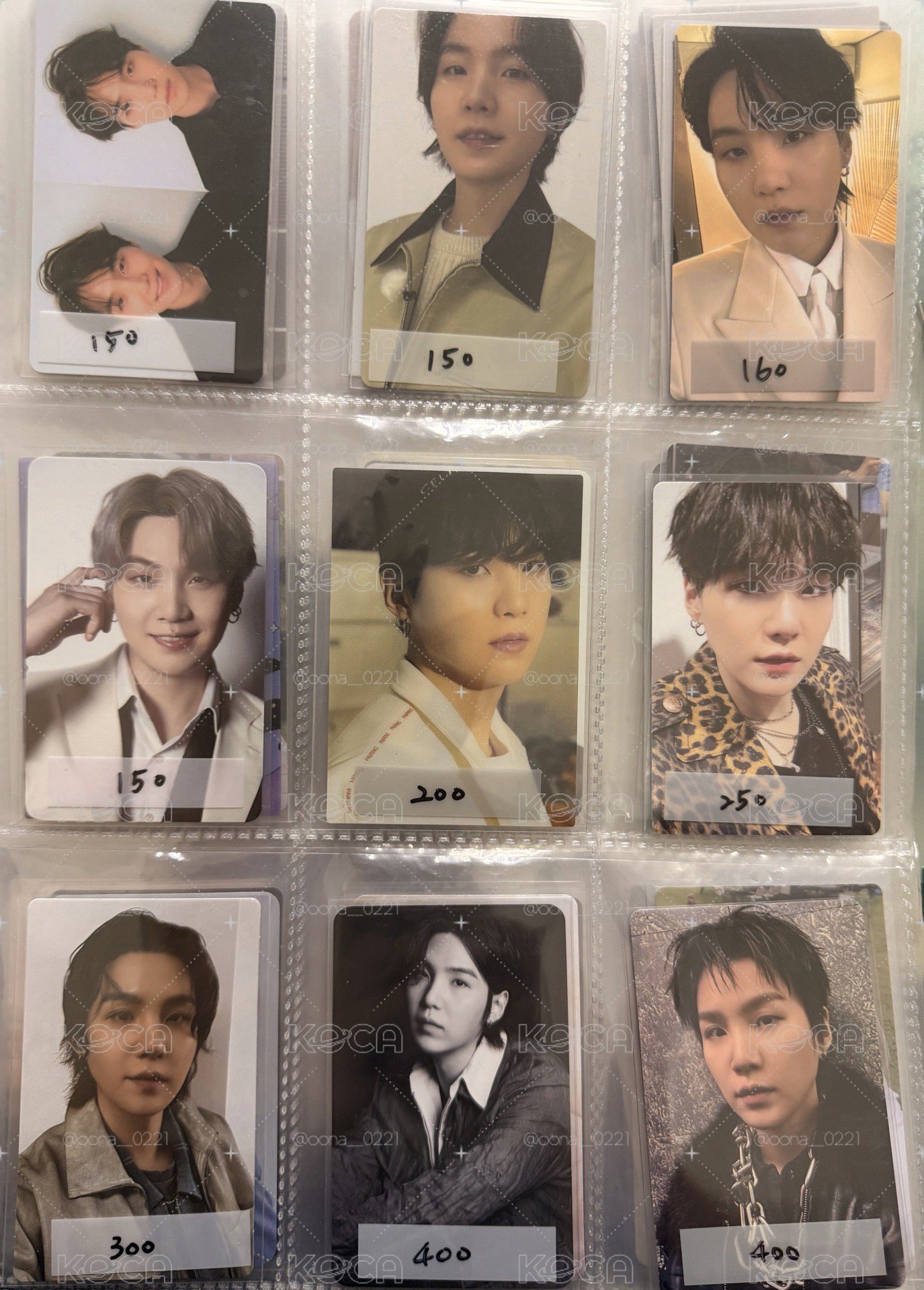 SUGA 玧其 專卡 場限 特典
