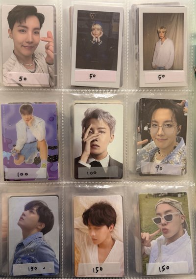 Jhope 號錫 特典 專卡