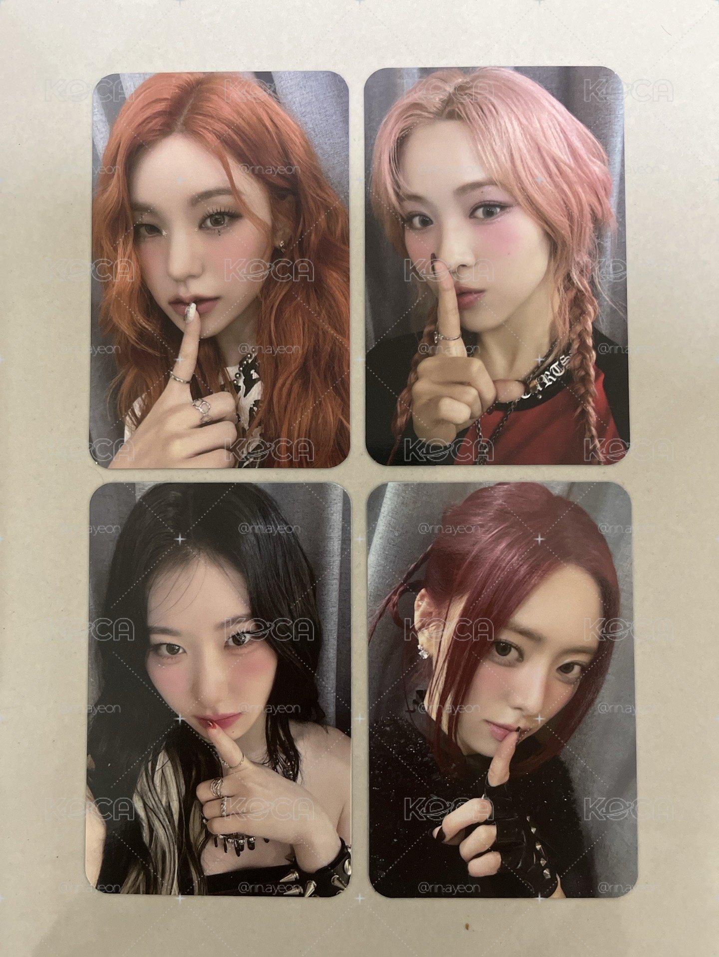 Itzy 迷八 JYP特典卡
