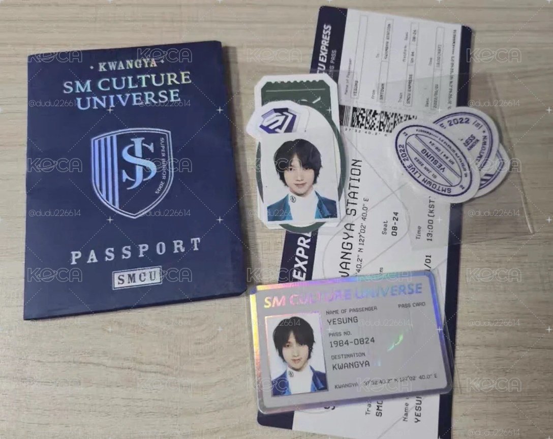 SMTOWN LIVE 2022 照片組 護照組