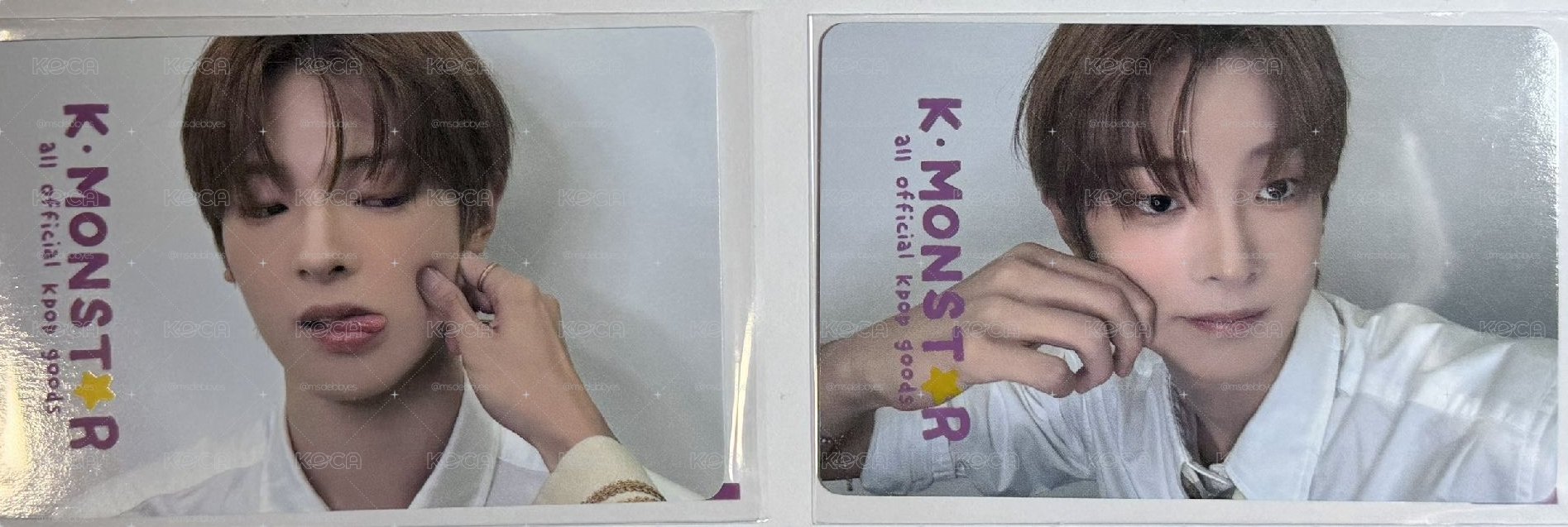 YOUTH ERROR km 台北線下 簽售卡 捏臉頰ver. 玗進1套2張