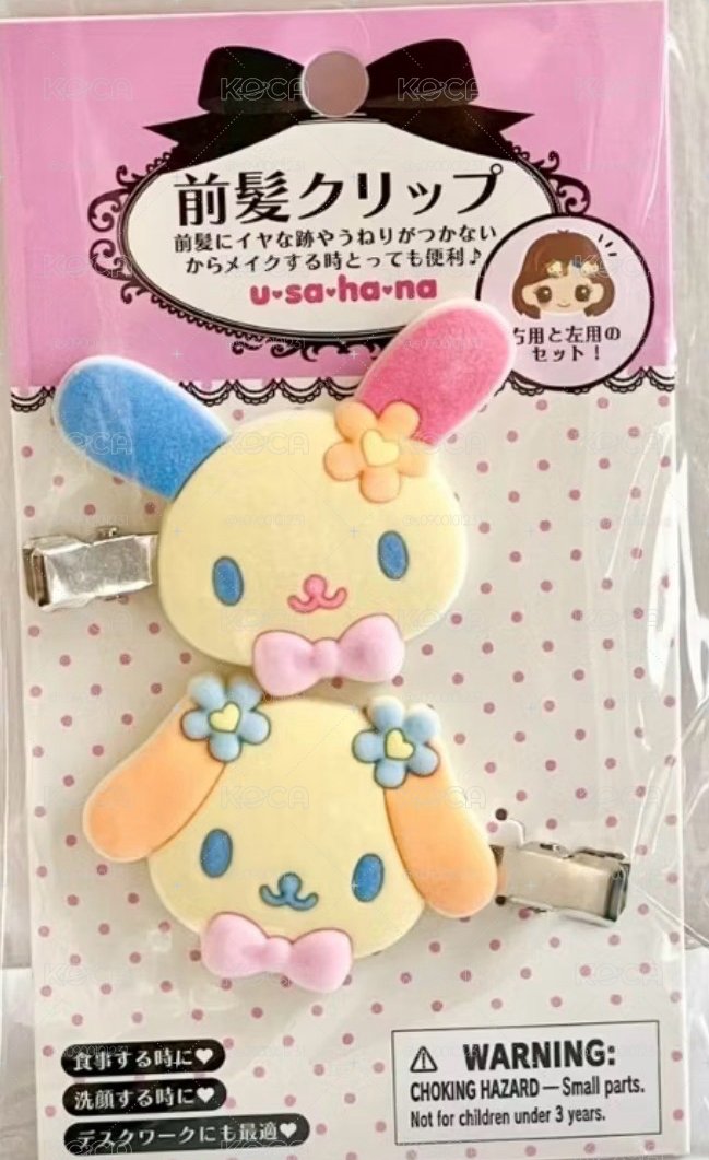 花小兔髮夾