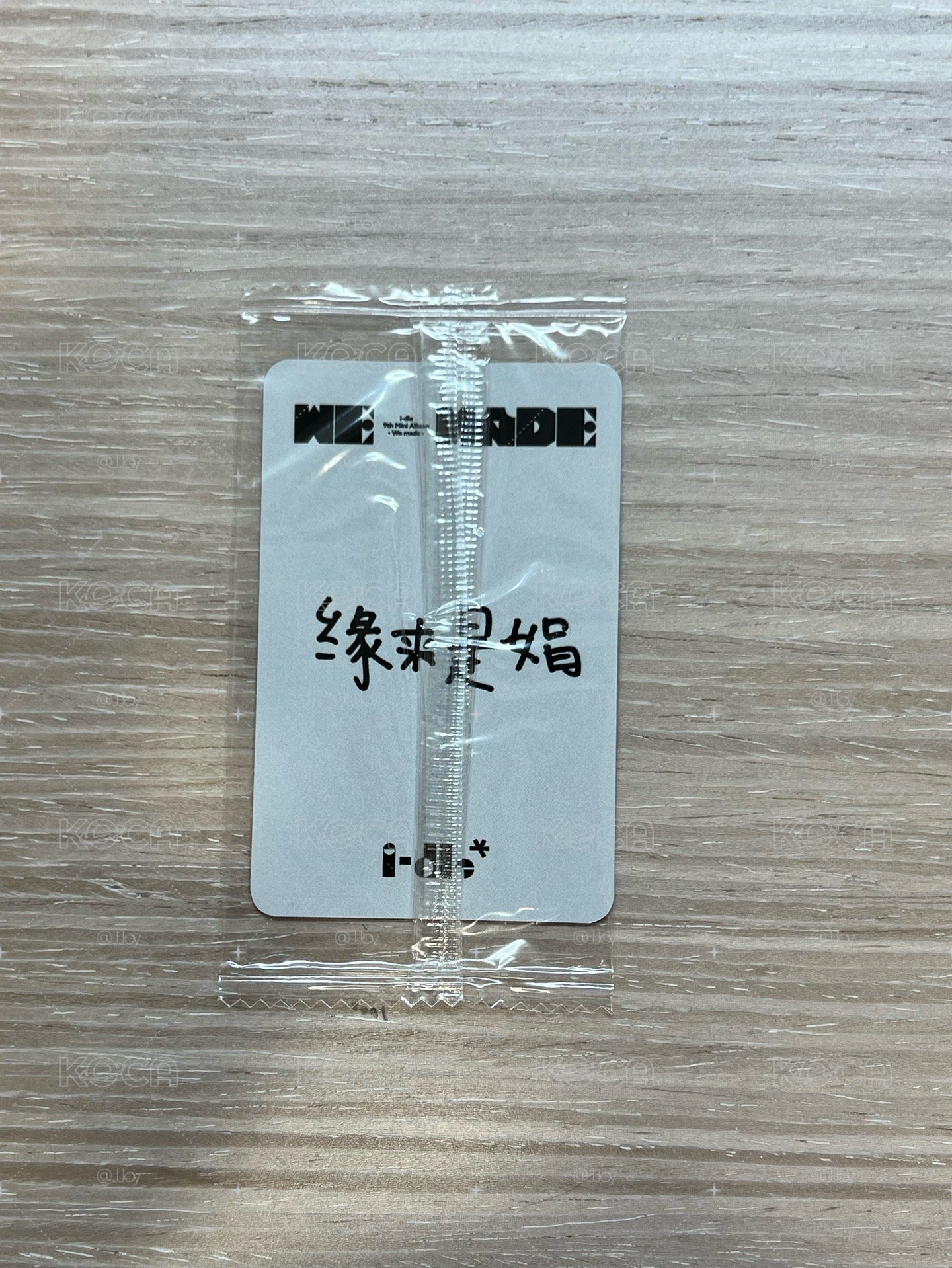 We made k4 1.0 特典卡 A ver. 中背娟