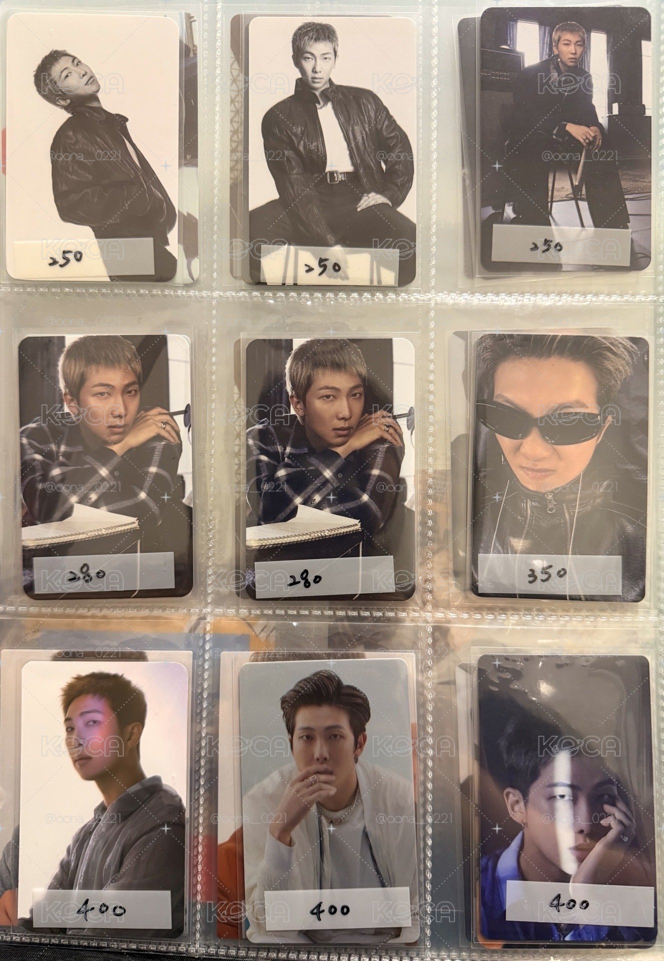 RM 南俊 日咖 特典 幸運卡