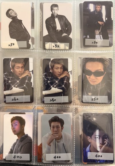 RM 南俊 日咖 特典 幸運卡