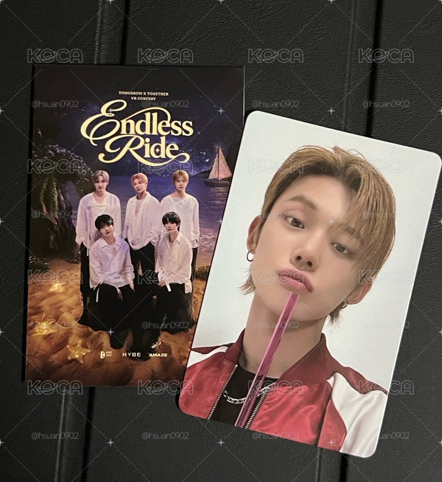 TXT ENDLESS RIDE 吸管卡 竣