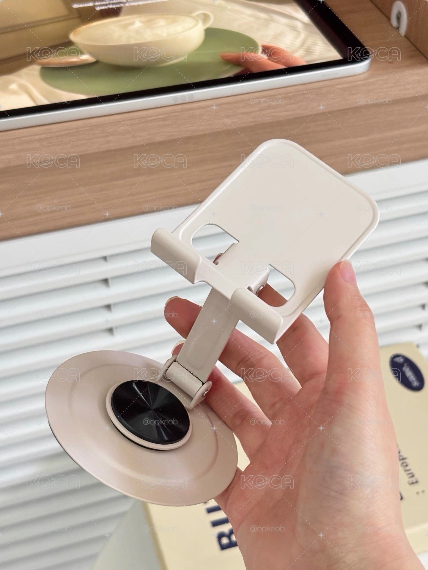奶白手機支架