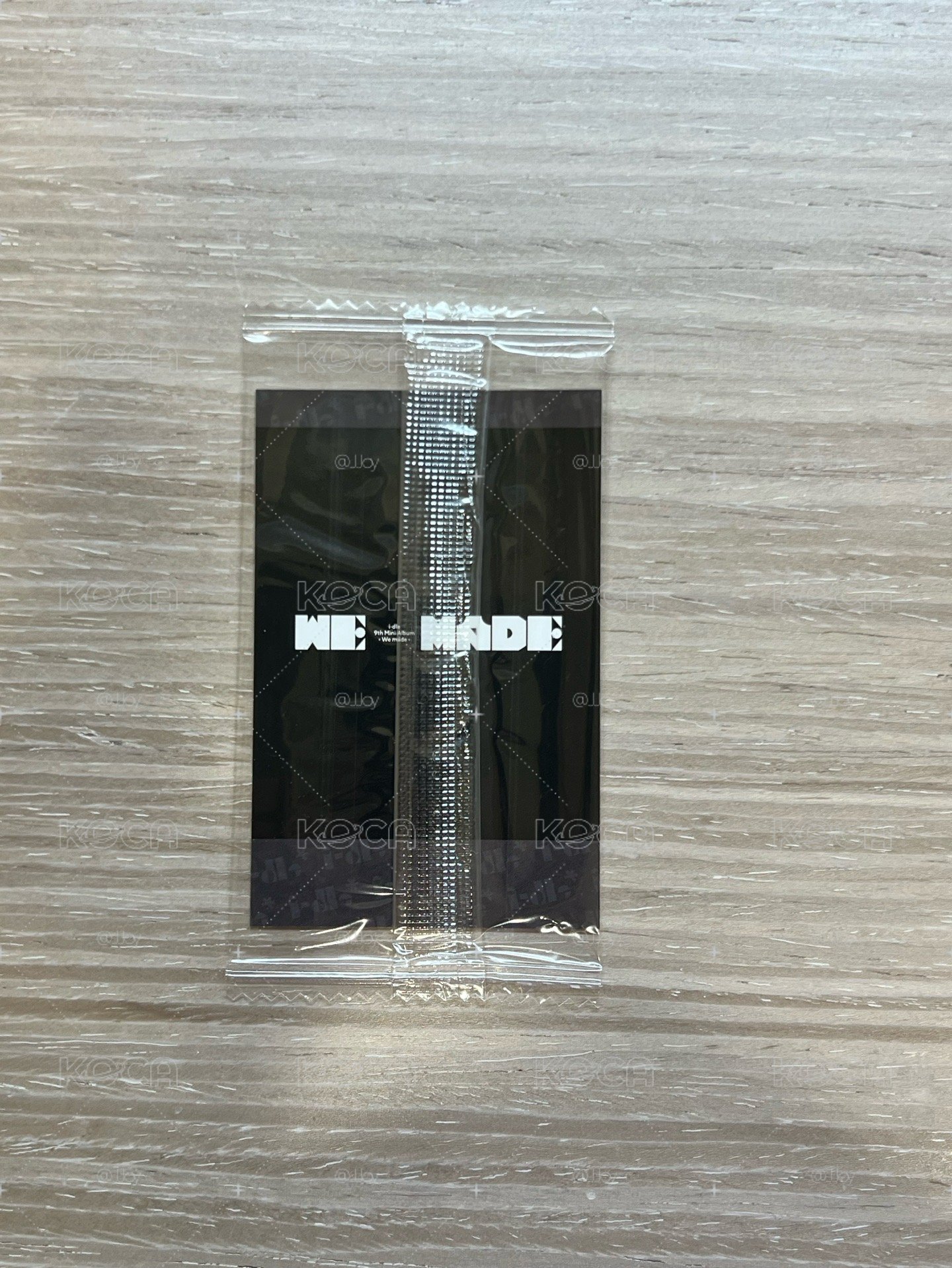 We made k4 1.0 特典卡 麵拍立得
