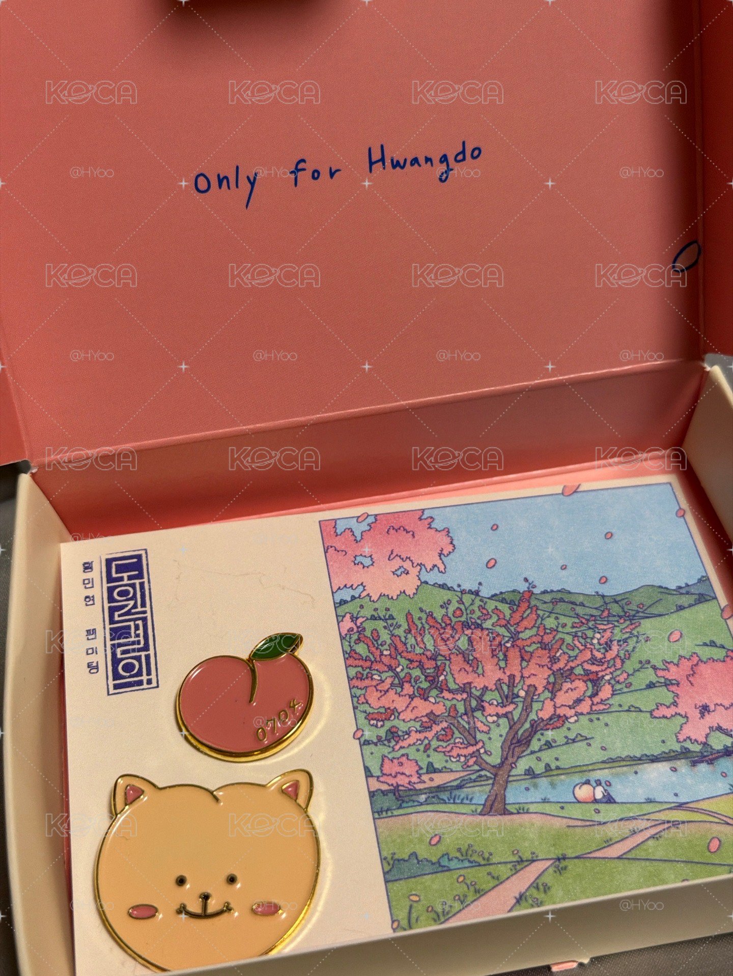 黃旼炫 FM Peach Garden 徽章 入場禮