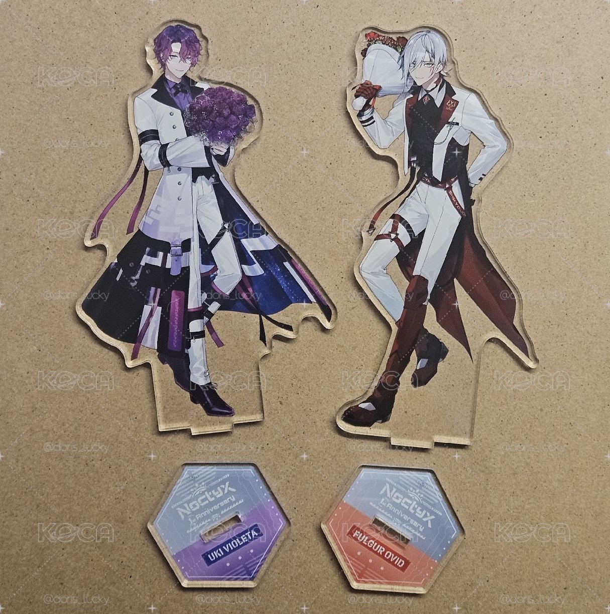 彩虹社 noctyx 一周年立牌