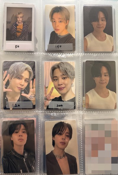 JIMIN 智旻 拍立得 特典 專卡