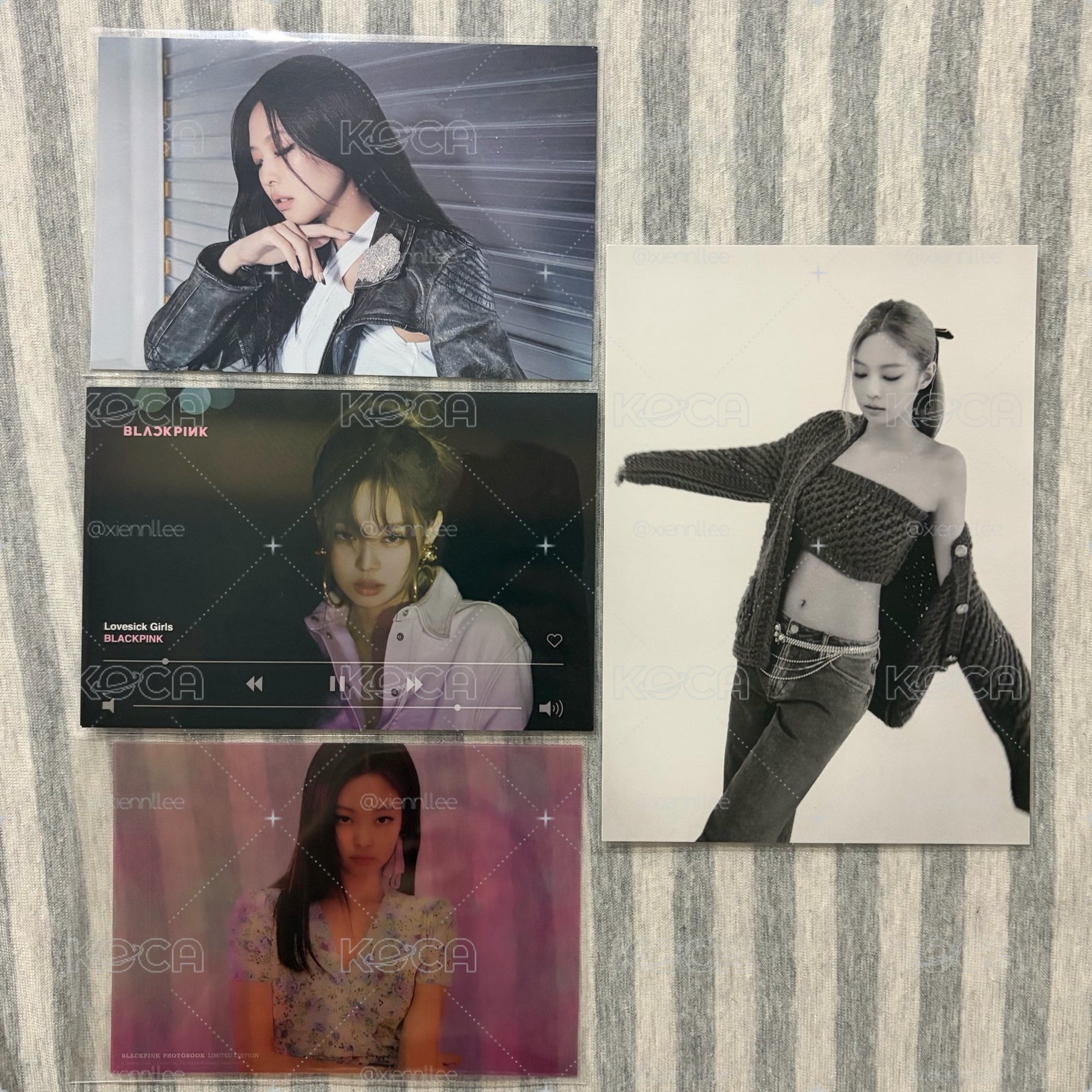 JENNIE明信片