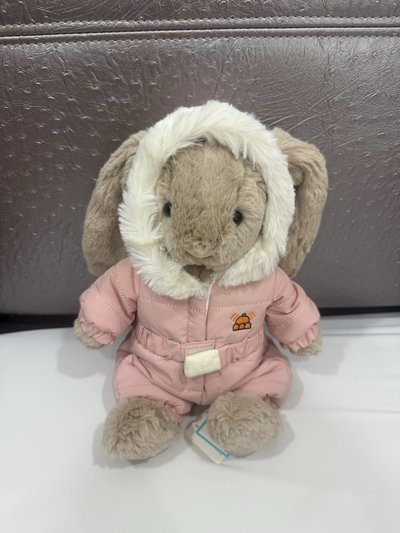 jellycat 雪地拿鐵邦尼兔(snowsuit)