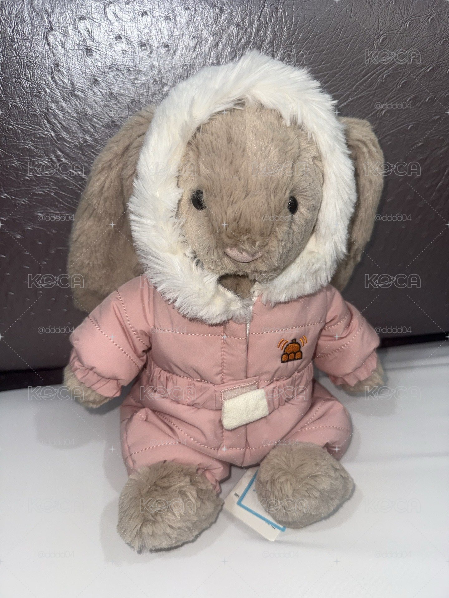 jellycat 雪地拿鐵邦尼兔(snowsuit)