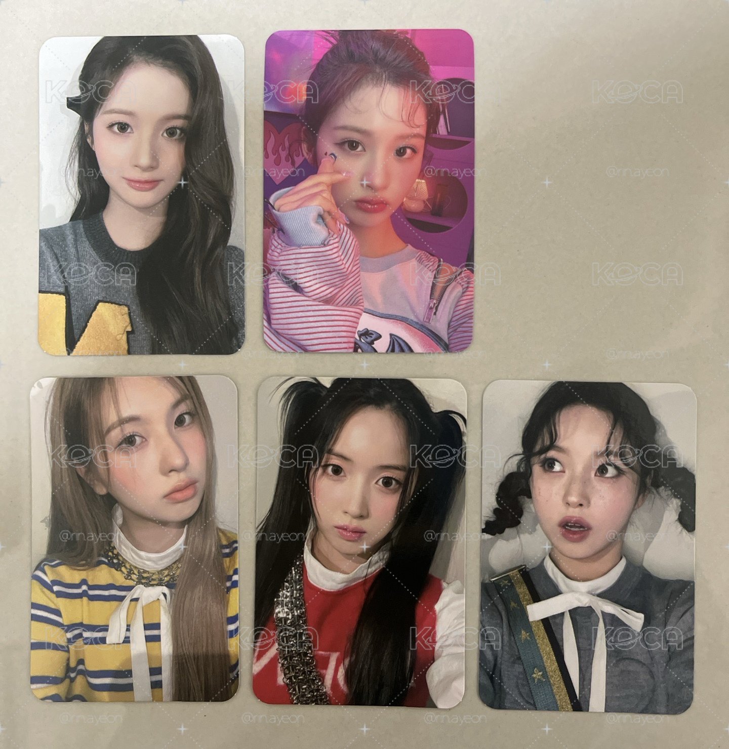 Nmixx expergo JYP AM特典卡