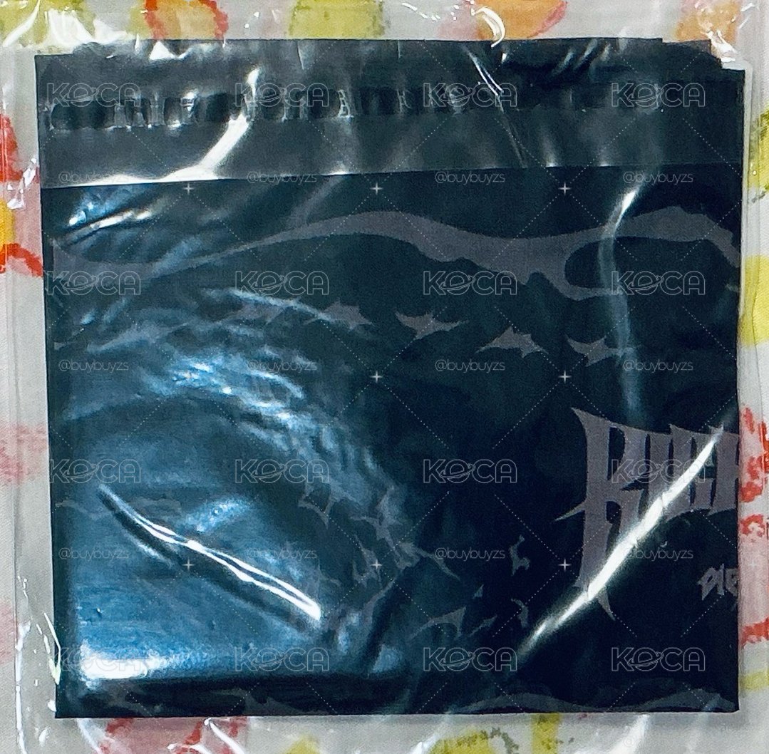 Rich Man快閃黑色印花頭巾