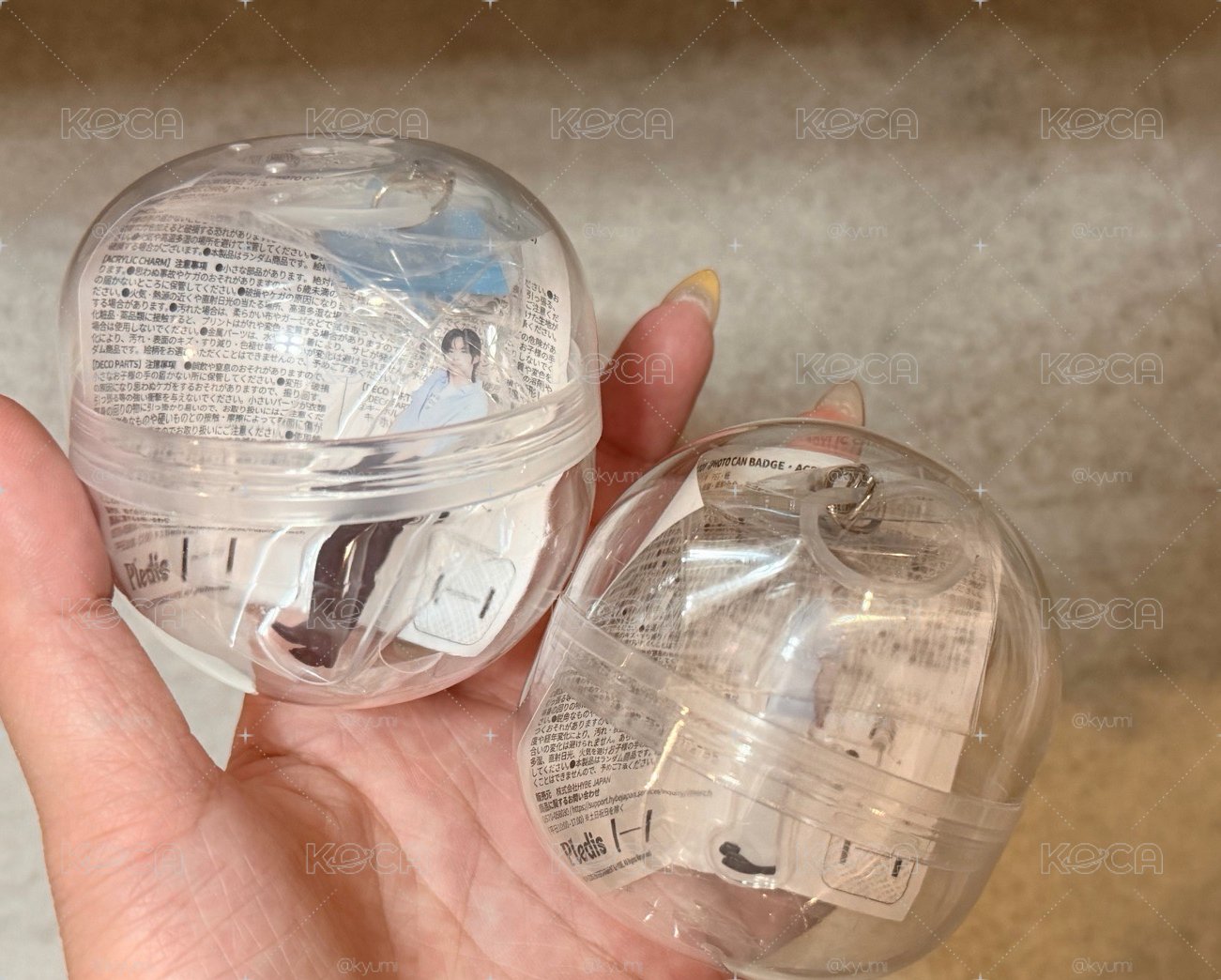 道勳+炅咪 扭蛋吊飾