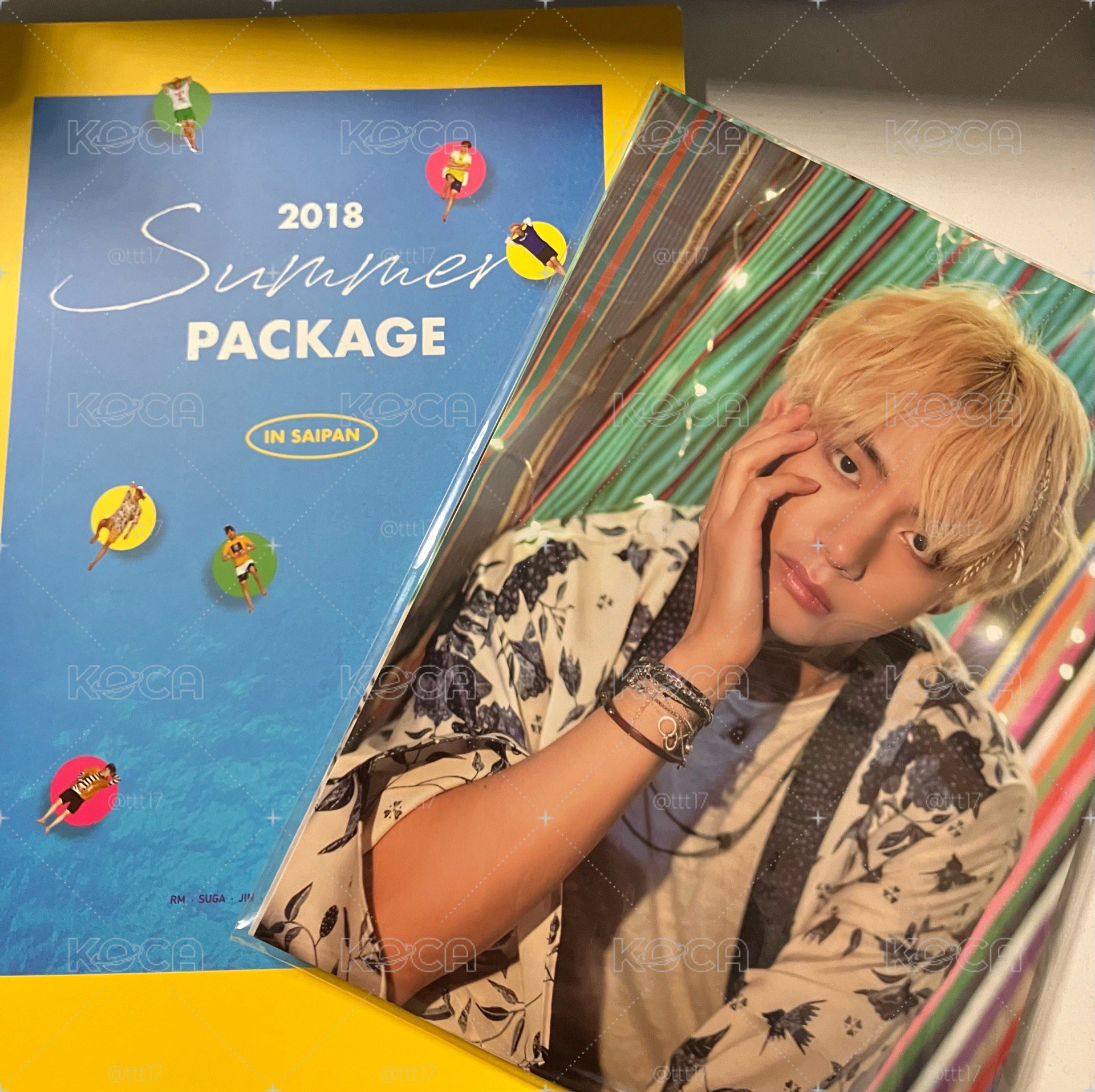 BTS 2018 夏寫：寫真本+大照片