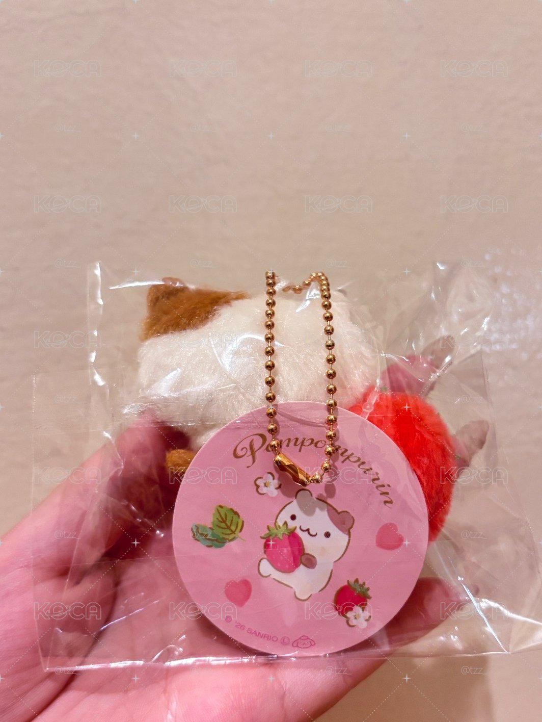 布丁狗三十週年 草莓 瑪芬 吊飾 娃娃
