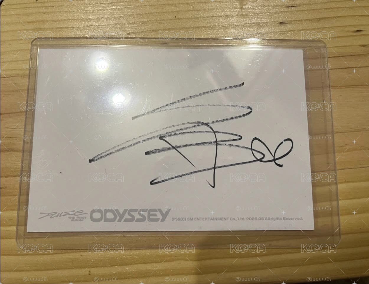 RIIZE the odyssey Shotaro 美版親筆簽名