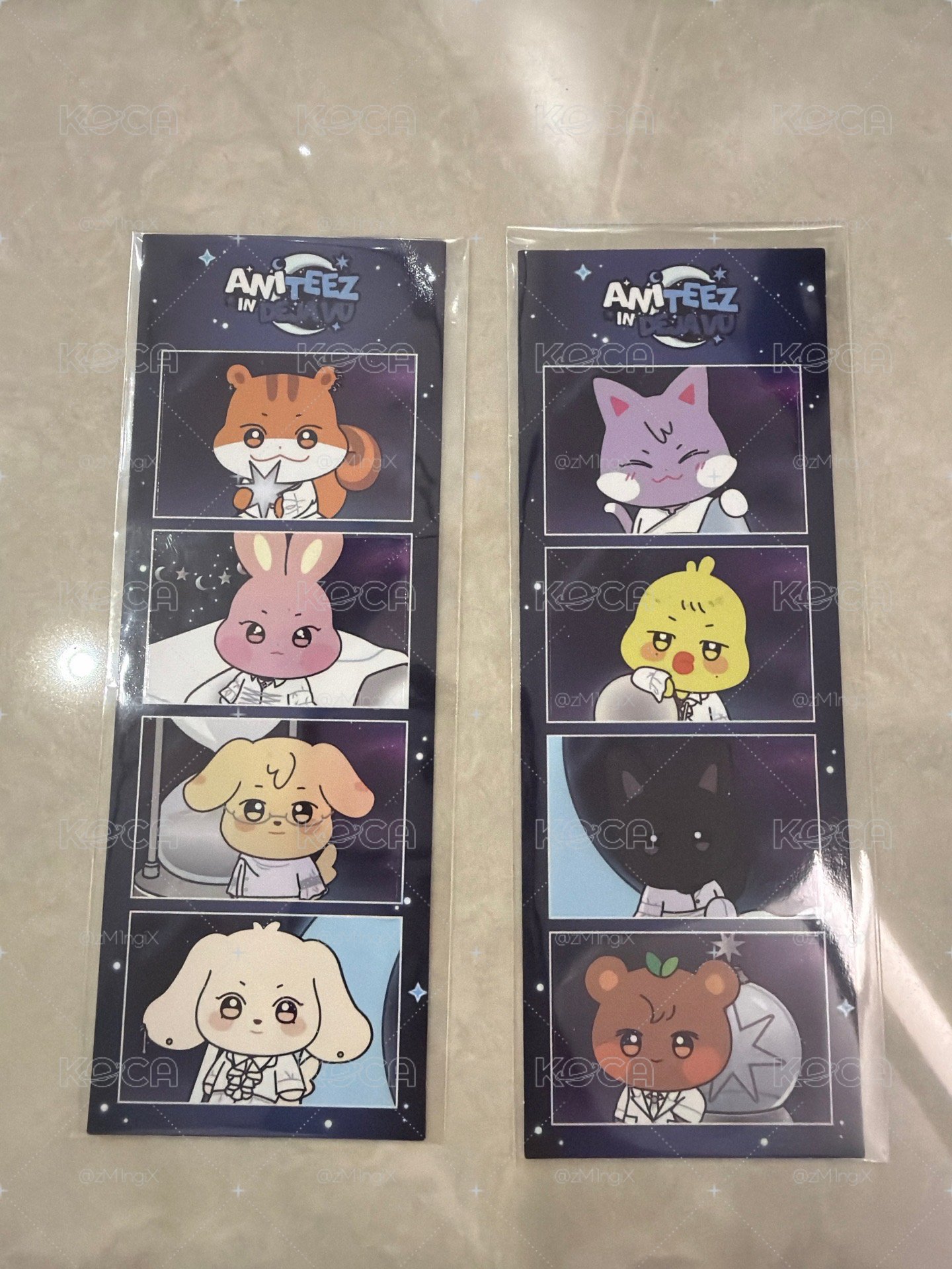 快閃店小動物人生四格