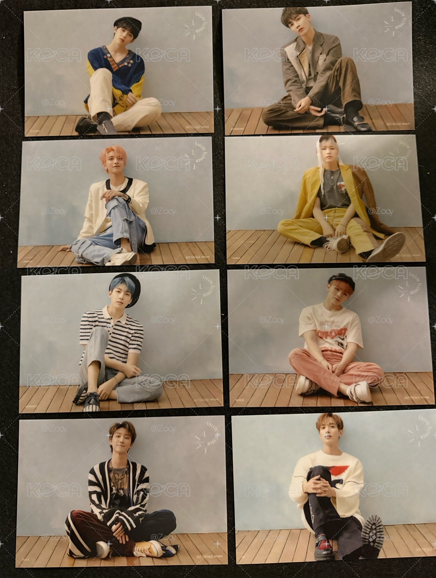 Seventeen 特典立牌/各類明信片/透卡特典