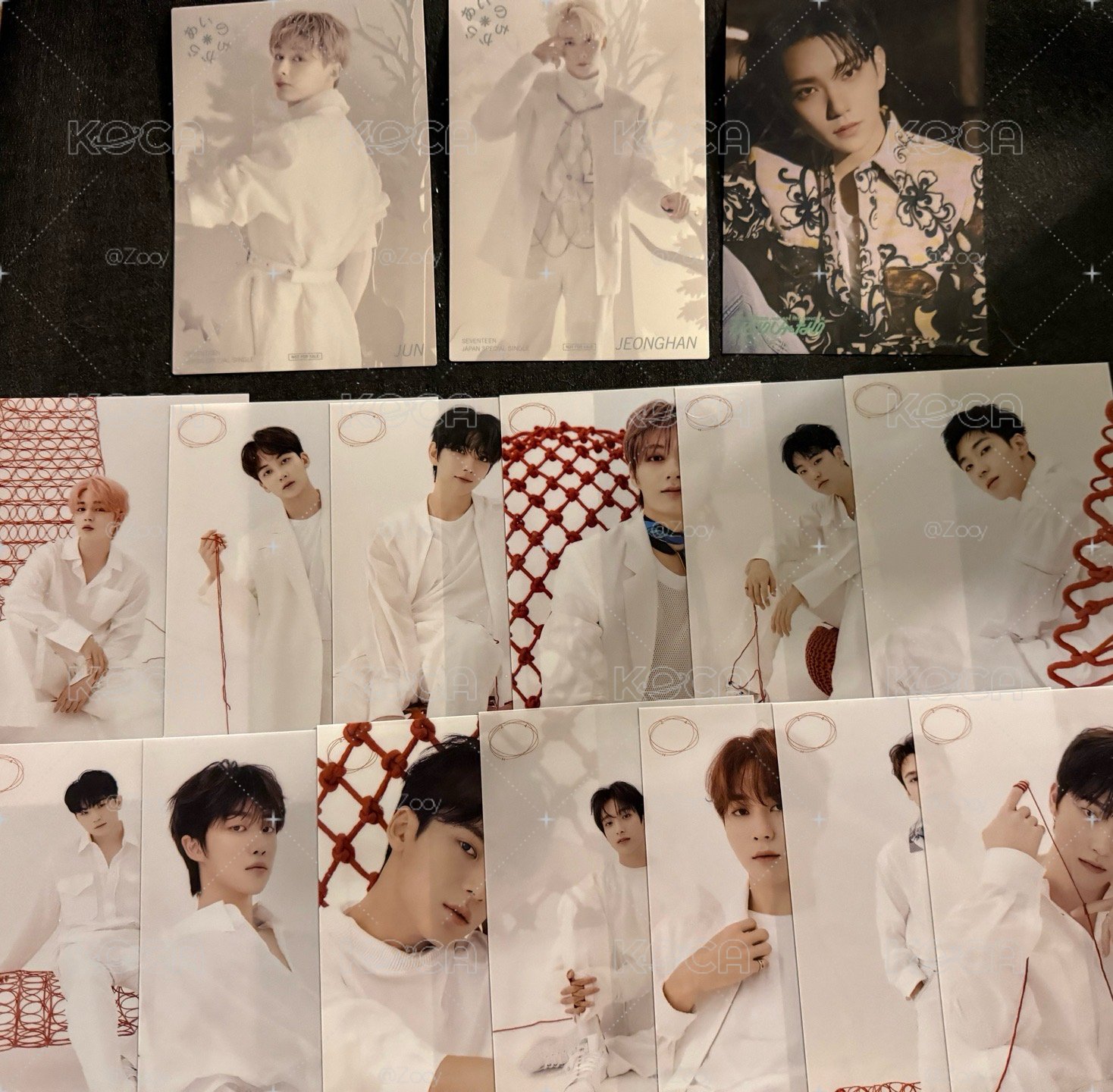 Seventeen 特典立牌/各類明信片/透卡特典